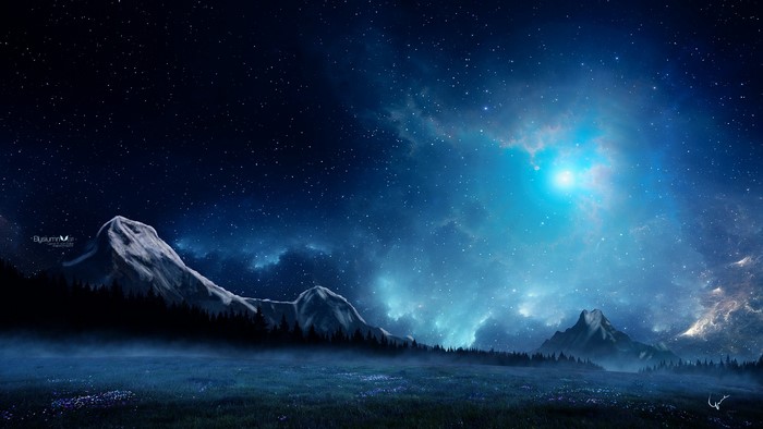 Ellysiumn Dreamscape Digital Art Space Landscape