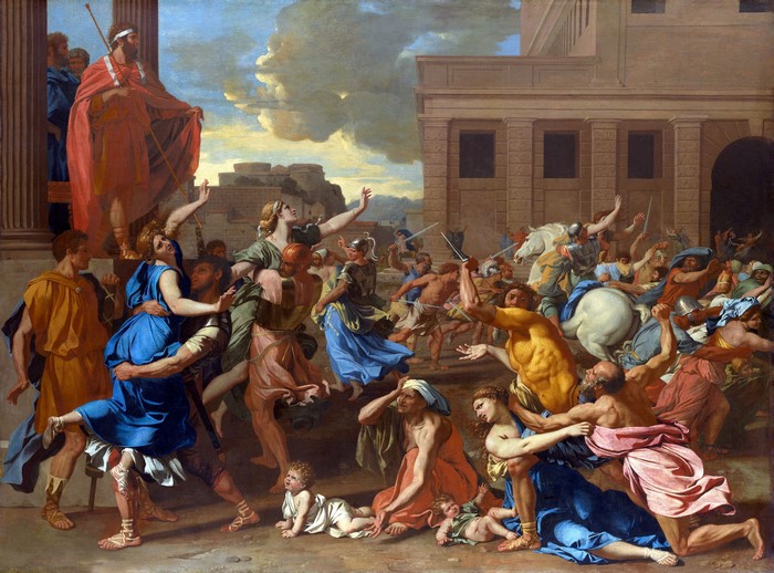 The Abduction of the Sabine Women by Nicolas Poussin