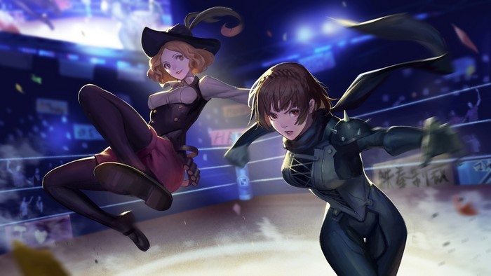Haru Okumura and Makoto Niijima from Persona 5