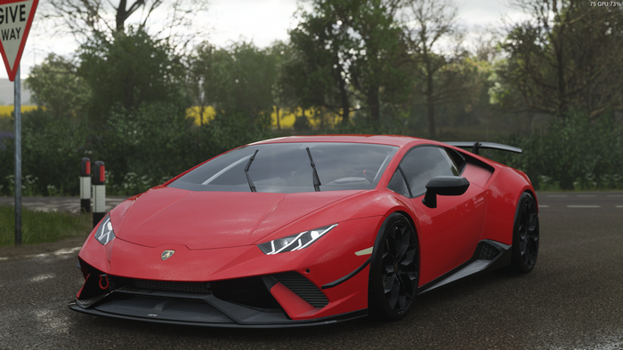 Red Lamborghini Huracan Performante in Forza Horizon 4