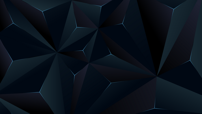 Dark abstract 3D triangle texture