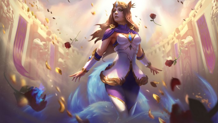 Ahri from League of Legends artwork
