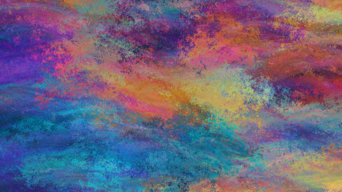 Colorful abstract digital painting artwork