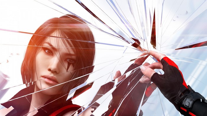 Faith Connors from Mirrors Edge Catalyst broken glass