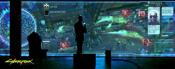 Cyberpunk 2077 Arasaka Network Terminal