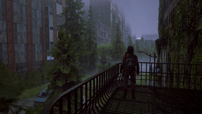 Ellie from The Last of Us Part I on PlayStation 4