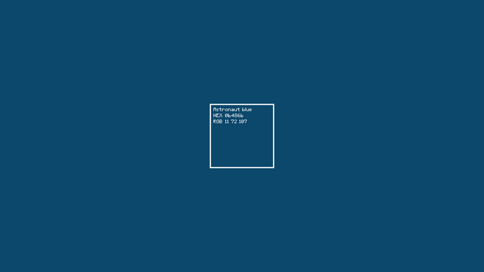 Astronaut Blue Color Swatch