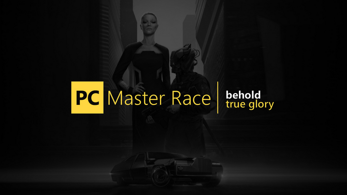 PC Master Race Behold True Glory Logo