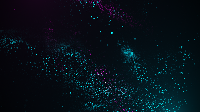 4K 3D Abstract Floating Particles