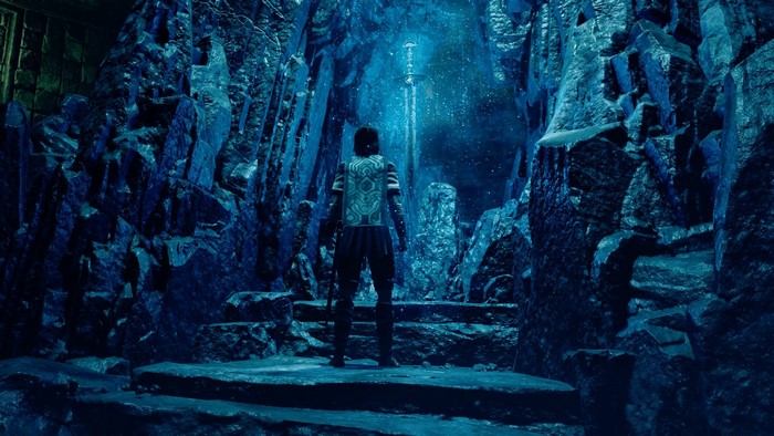 Wander from Shadow of the Colossus in a cave
