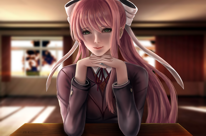 Monika from Doki Doki Literature Club