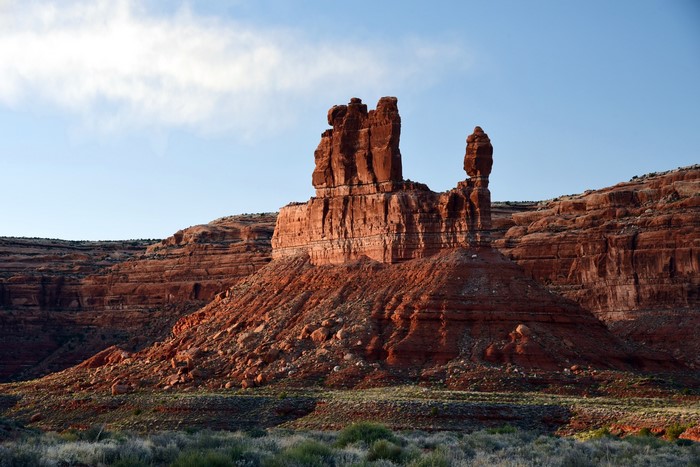 Rock formations in Valley of the Gods, Utah, USA