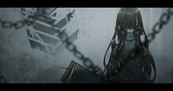 M4A1 from Girls Frontline with chains