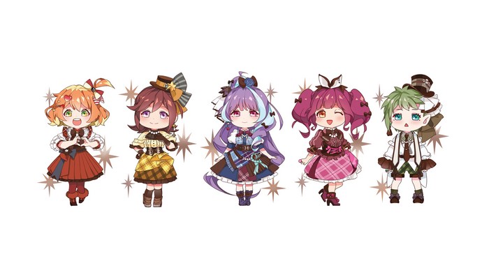 Chibi anime girls from Macross Delta