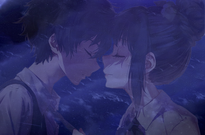 Couple in Space Art