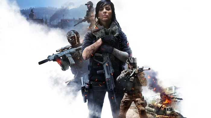Mara and soldiers from Call of Duty