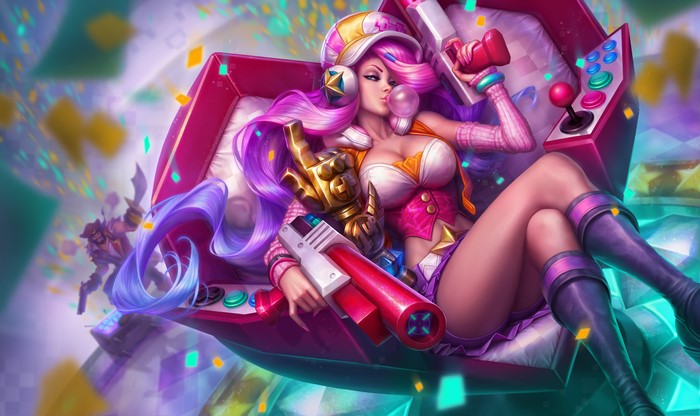 4K Miss Fortune from League of Legends with bubble gum