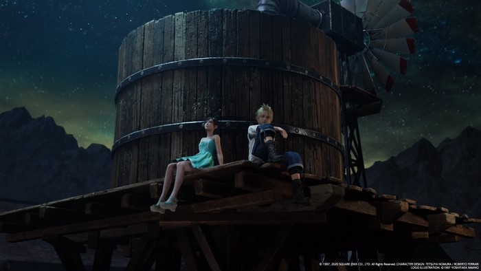 Cloud and Tifa from Final Fantasy VII: Remake