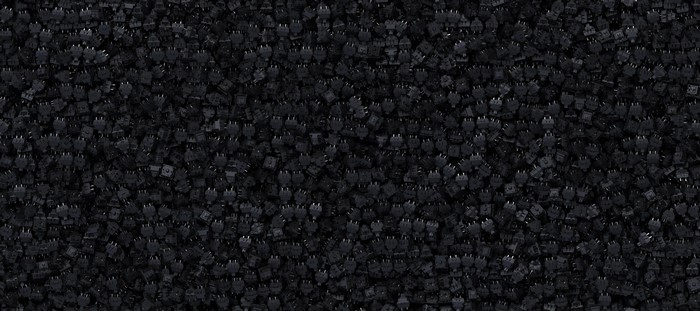 Pile of black Cherry MX mechanical keyboard switches