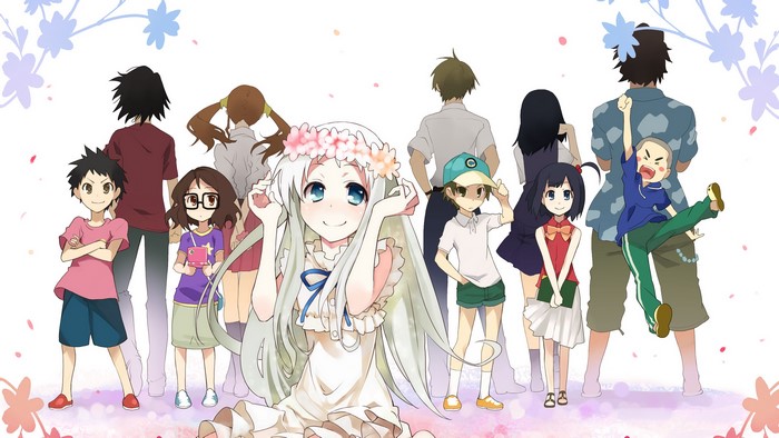 Characters from Anohana: The Flower We Saw That Day