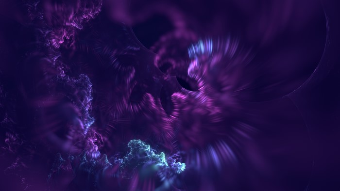 Abstract purple wavy lines 4K