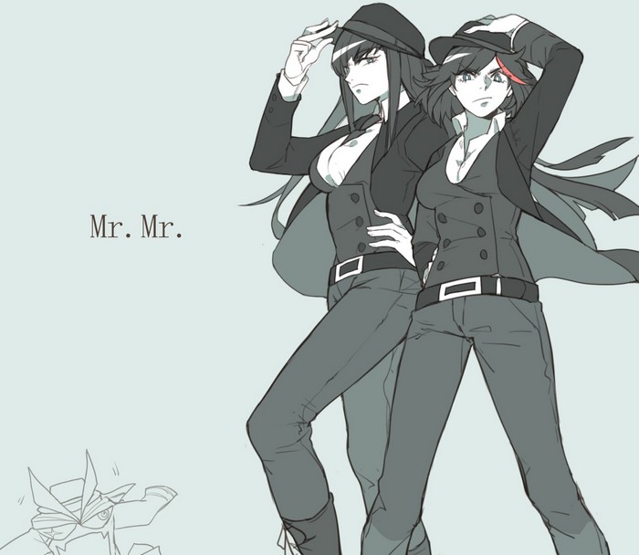 Ryuko Matoi and Satsuki Kiryuin from Kill la Kill