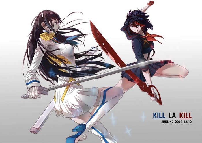 Satsuki Kiryuin and Ryuko Matoi from Kill la Kill