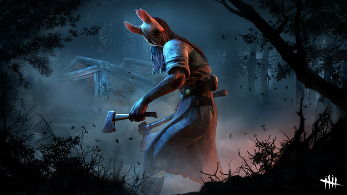 The Huntress from Dead by Daylight holding axes