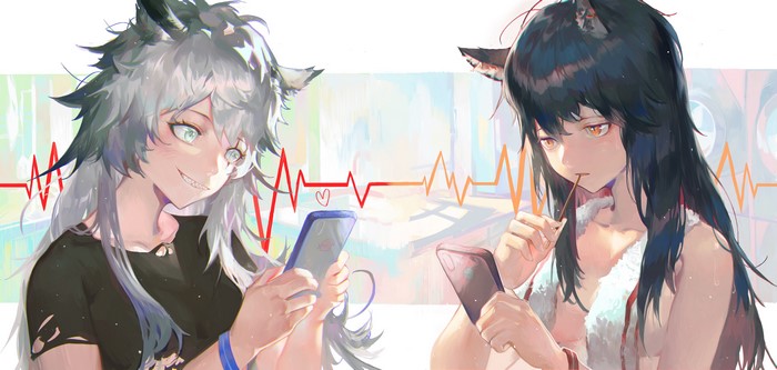 Lappland and Texas from Arknights