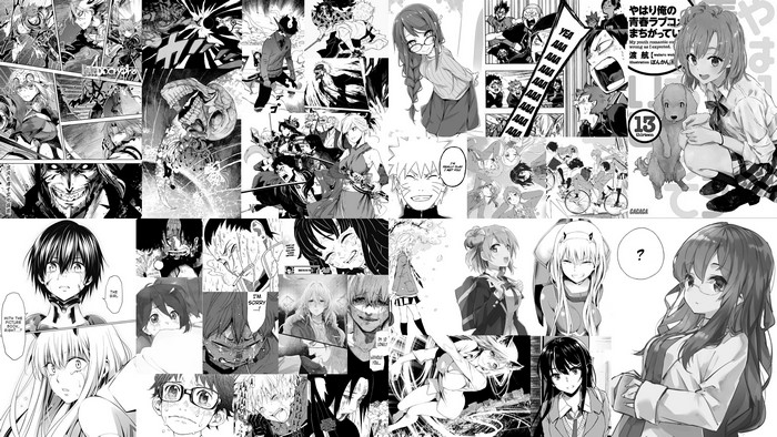 Manga and Anime Collage