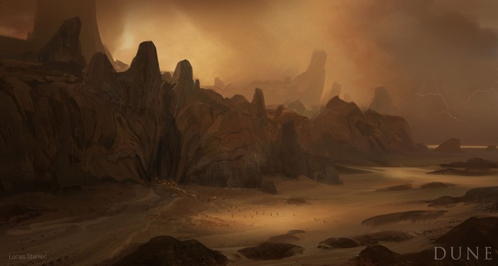 Dune Arrakis Sietch Landscape
