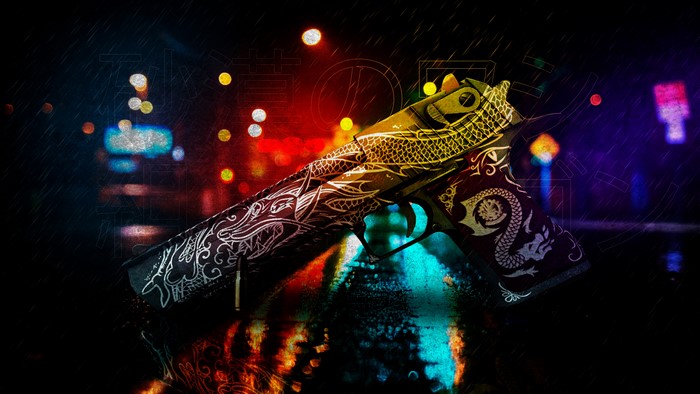 4K Colorful Valve Counter-Strike: Global Offensive Gun