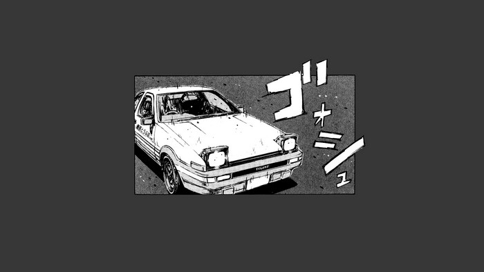 4K Toyota AE86 from Initial D