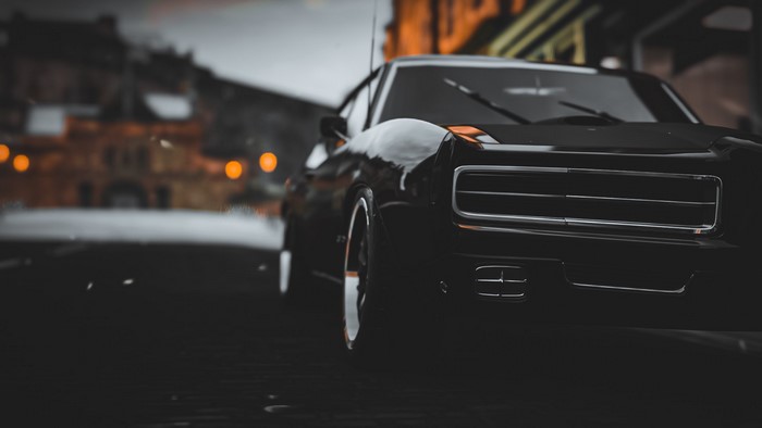 Black Pontiac GTO in Forza Horizon 4