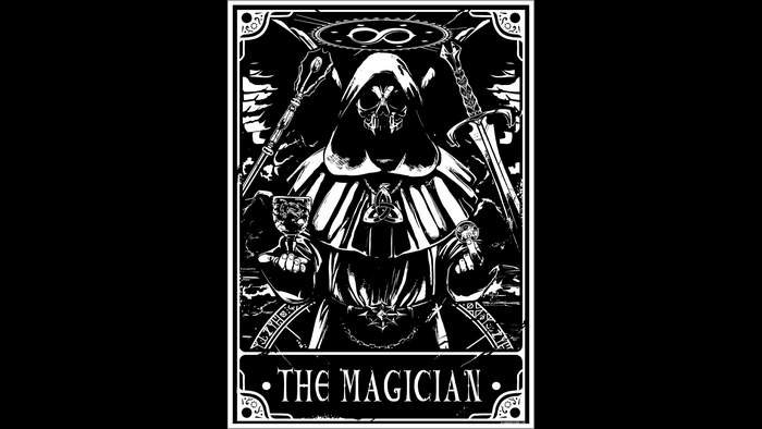 The Magician Tarot Card with Occult Symbolism