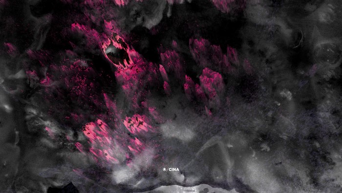 Abstract digital fluid art by Michael Cina