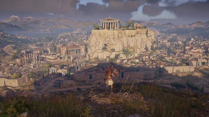 Kassandra from Assassin's Creed Odyssey in Athens