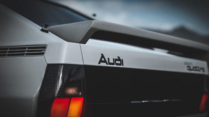 Audi Quattro rear detail