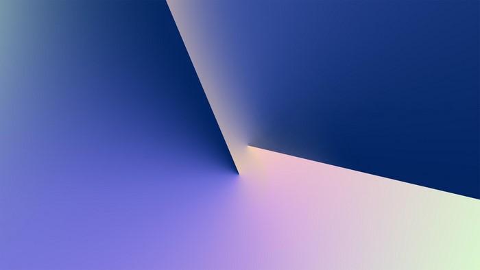 Abstract gradient with sharp geometric shapes