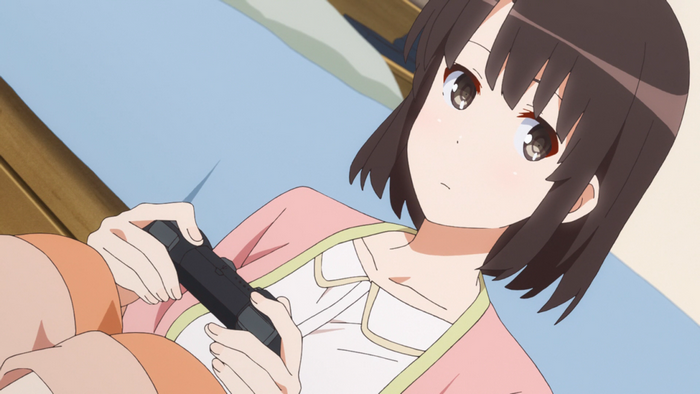 Katou Megumi from Saenai Heroine no Sodatekata playing a game