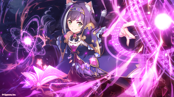 Kyaru from Princess Connect Re:Dive casting magic