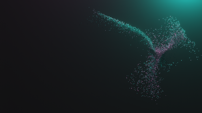 4K Floating Particles Abstract Digital Art