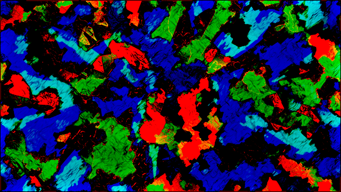 Abstract psychedelic pattern with bright colors