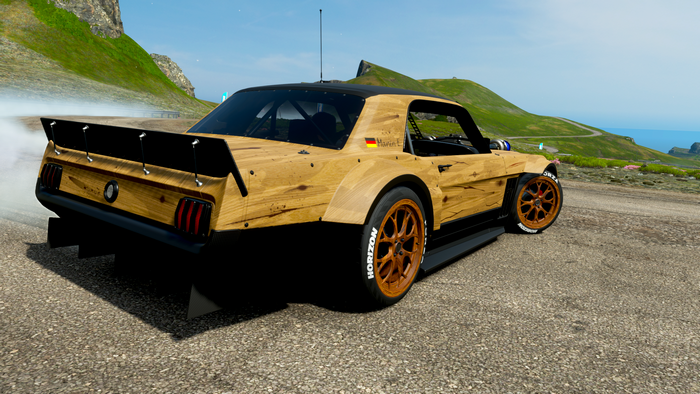Custom Hoonigan Ford Mustang Drifting in Forza Horizon 4