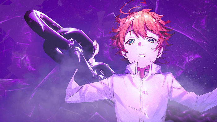 Emma from The Promised Neverland with chains