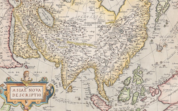 Map of Asia, "Asiae Nova Descriptio"