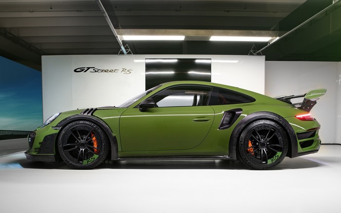 Green TechArt GT Street RS Porsche 911