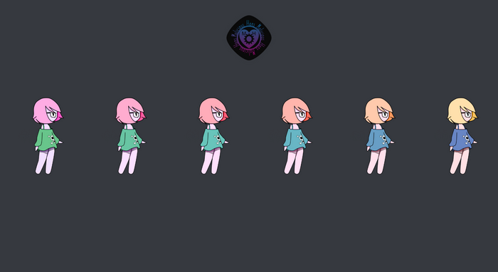 Malicious Hans characters with different hair and outfit colors