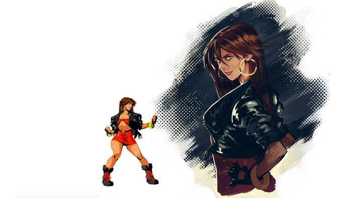 Blaze Fielding Streets of Rage 4K Illustration