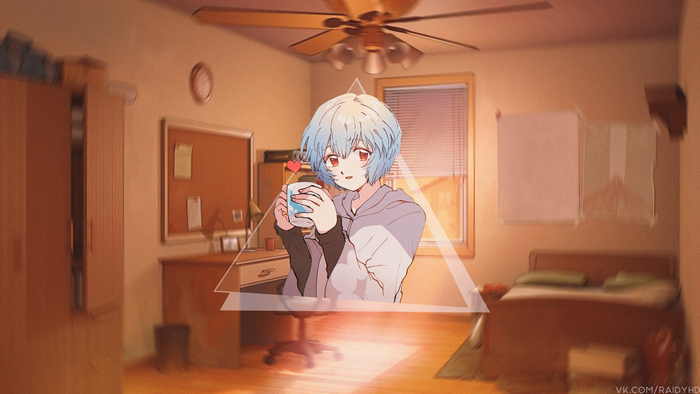 4K Ayanami Rei from Neon Genesis Evangelion